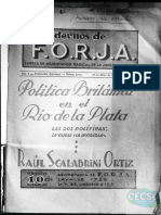 Scalabrini Ortiz Política Británica en El Río de La Plata