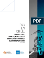 ESG en Chile: Perspectivas, Avances, El Rol de Los Directorios y Los Retos de Su Implementación