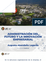 La Administración Del Futuro y La Innovación Empresarial