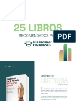 25 Libros Recomendados Por Mis Propias Finanzas