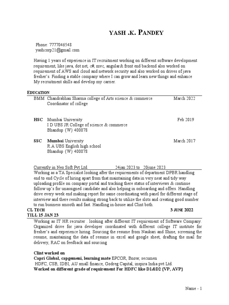 Yash 23 | PDF