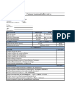 Pauta de Mantención Generador DE-22