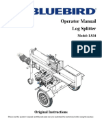 Log Splitter Operator Manual - 05042023