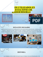 Equipos UTILIZADOS EN LAS ESTACIONES DE RADIOEMISORAS