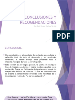 Conclusiones y Recomendaciones