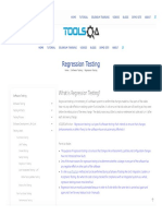 Functional Test - Regression Testing