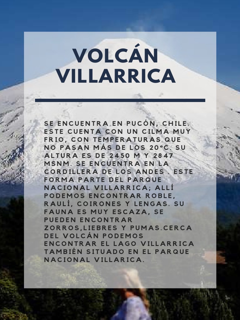 Volcán Villarrica: Altura y Clima | PDF | Ciencias sociales | Arte