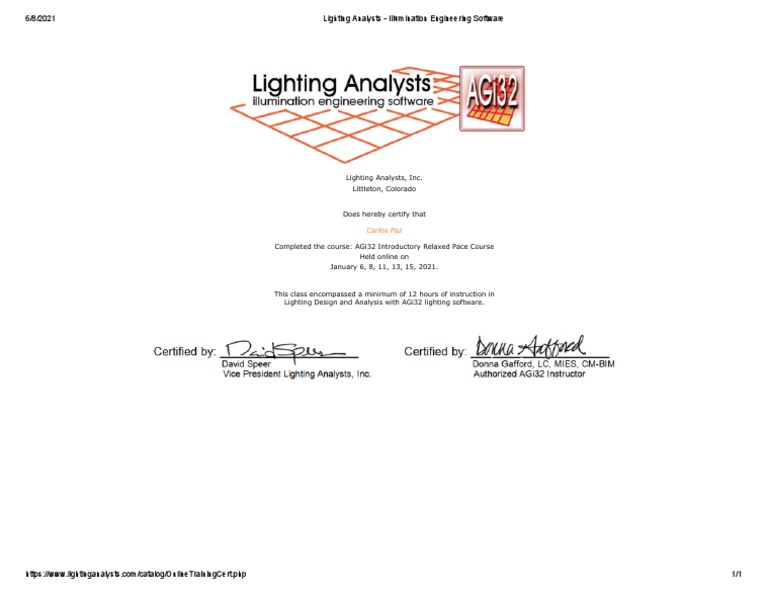 Lighting Analysts Illumination Engineering Software PDF