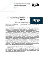 La Trepanación Prehistórica en La Península Ibérica: Paleopatología: Ciencia Multidisciplinar