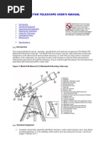 Refractor Telescope User