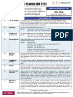 VEPT Test Paper Espagnol Corrigées