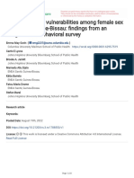 Mobility and HIV Vulnerabilities Among Female Sex