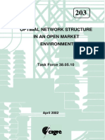 Optimal Network Structure in An Open Market Environment: Task Force 38.05.10