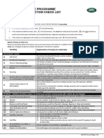 D4 Approved Vehicle Programme Multi-Point Inspection Check List Appendix
