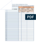 Lista de Cotejos 2°