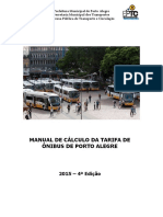 Manual de Calculo Tarifario - Porto Alegre Internet - Versao - Final - 2015