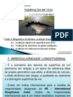 Unid 4-Diagnóstico de Defeitos, Avaliação Funcional e de Aderência