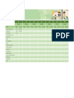 Programacion Semanal de Tareas en Casa