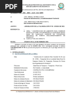 Informe #035-2021 - Aprobación de Valorización N°2 Contratista - Yuyapichis