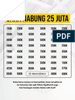 Template Nabung 25juta