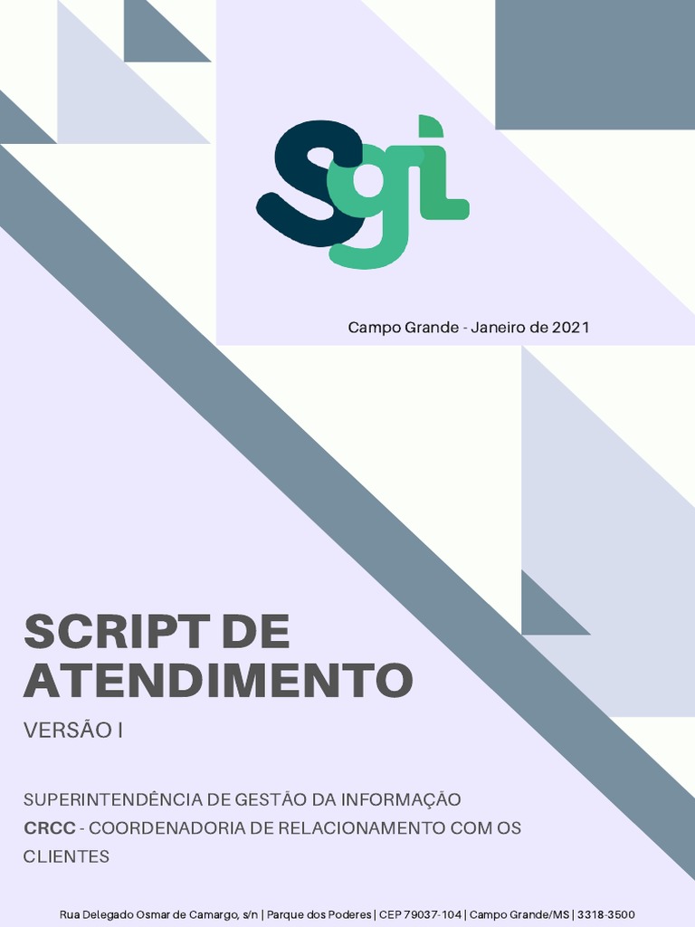 Script de Atendimento CRCC SEFAZ | PDF | Carreira e Crescimento | Negócios