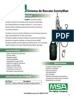 Ficha Tecnica de Sistema de Rescate Msa Mod - SRS15200 de Longitud de 60 MTS