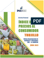 Boletin Mensual Del Indice de Precios Al Consumidor - Trujillo - Junio 2023 - Compressed