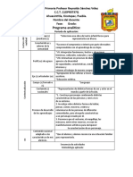 Programa Analítico