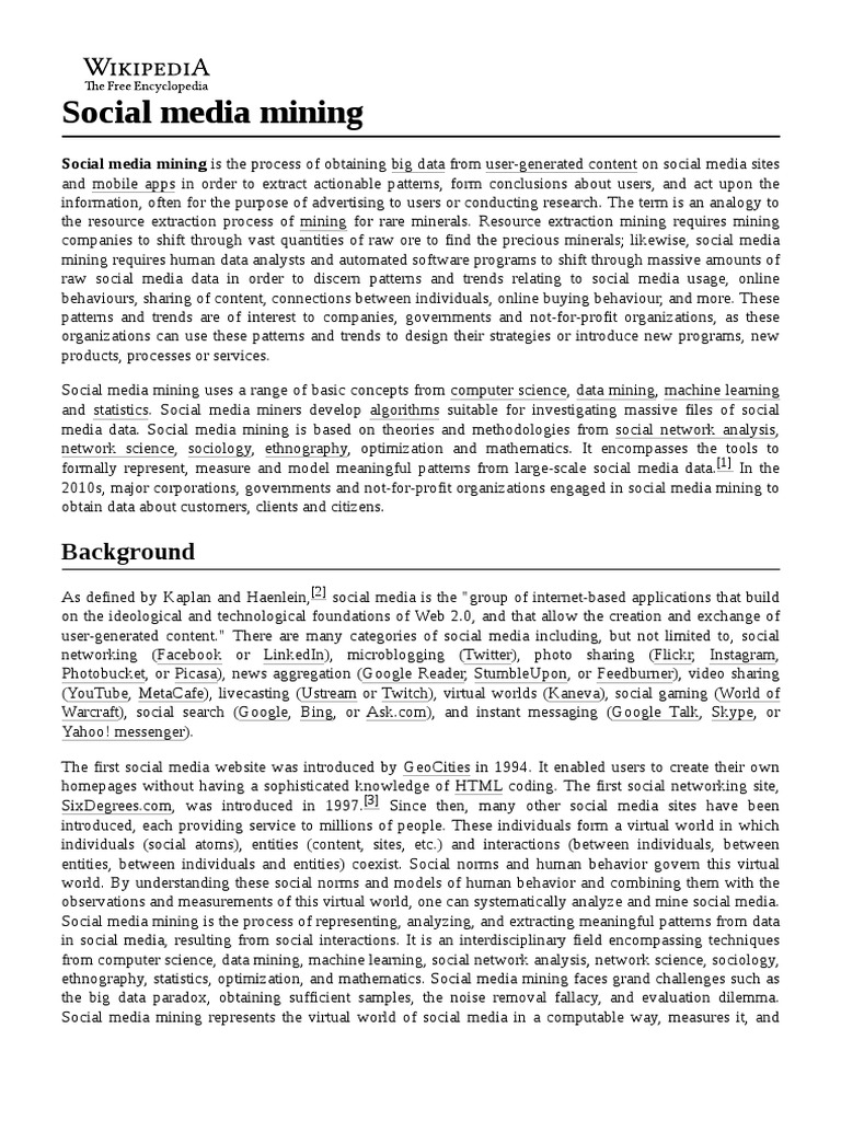 Social Media Mining Download Free Pdf Communication Information