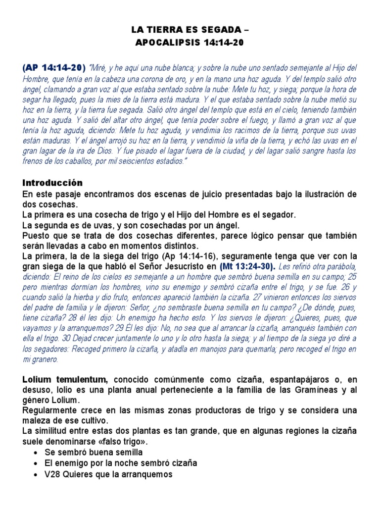 La Tierra Es Segada | PDF | Creencia religiosa y doctrina
