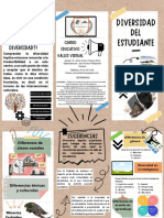 Tríptico. Diferencias en El Educando