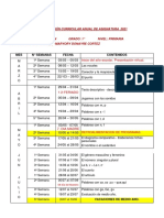 Programacion Curricular 2021 - San Marcelo - 1° Grado de Primaria