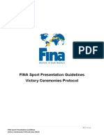 FINA Sport Presentation Guidelines - VCProtocol - Ver.1
