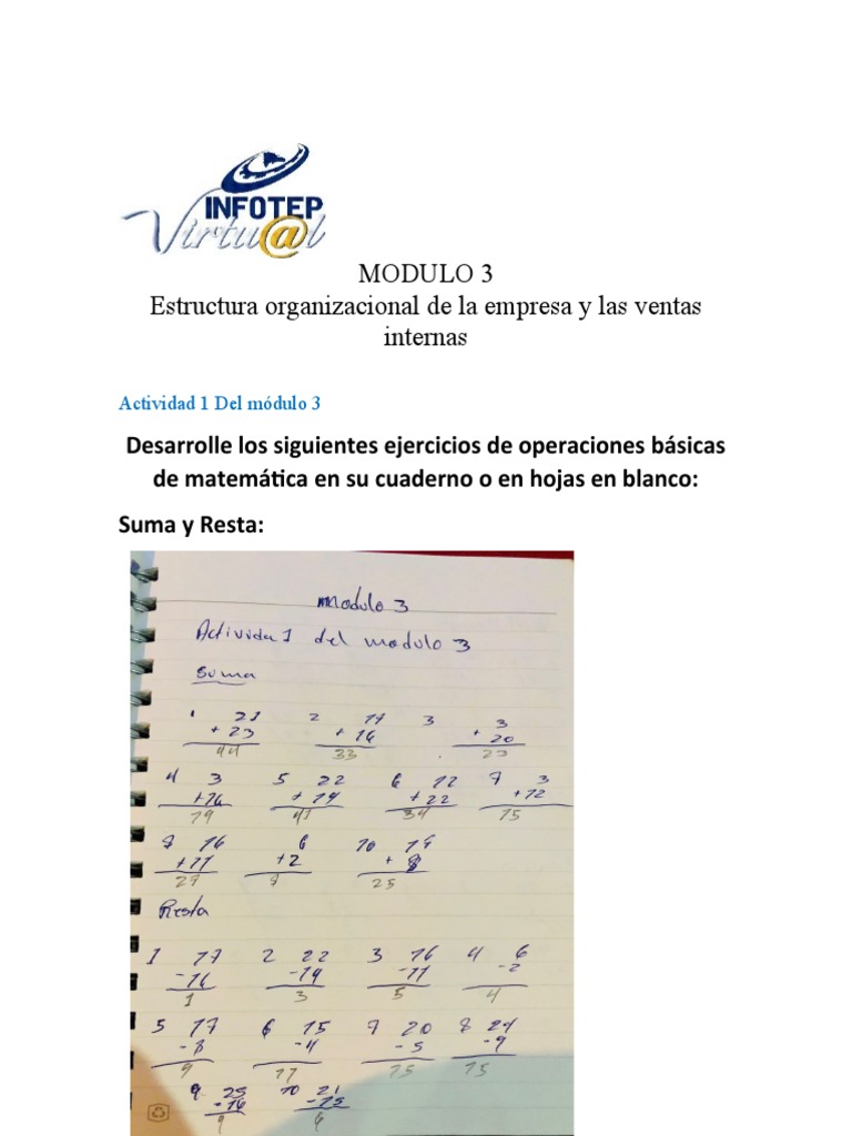 Actividad 2 Módulo 3 Infotep Pdf