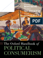 The Oxford Handbook of Political Consumerism (Magnus Boström (Editor) Etc.)