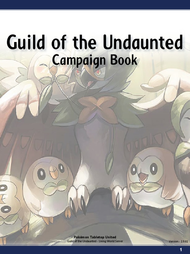 Guild of The Undaunted Campaign Book | PDF