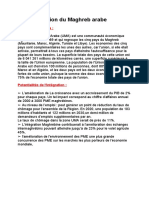 Union Du Maghreb Arabe: Définition Sur l'UMA