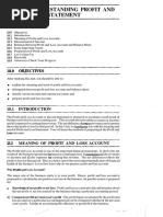 Unit-18 Understanding Profit & Loss Statement