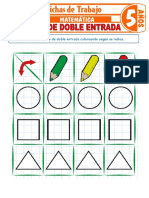 Cuadro de Doble Entrada Nivel 5 Años