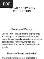 Bread and Pastry Lecture