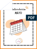 Calendario Mayo