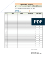 Daftar Hadir Peserta PLS Akuntansi 1