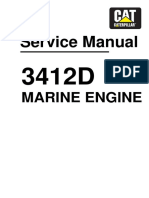 Caterpillar 3412D MARINE ENGINE Workshop Repair Service Manual PDF Download