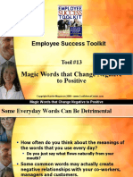 Tool13 Magic Words Powerpoint