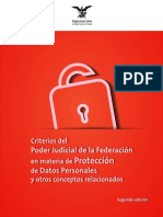 Criterios SCJN en Proteccion de Datos Personales