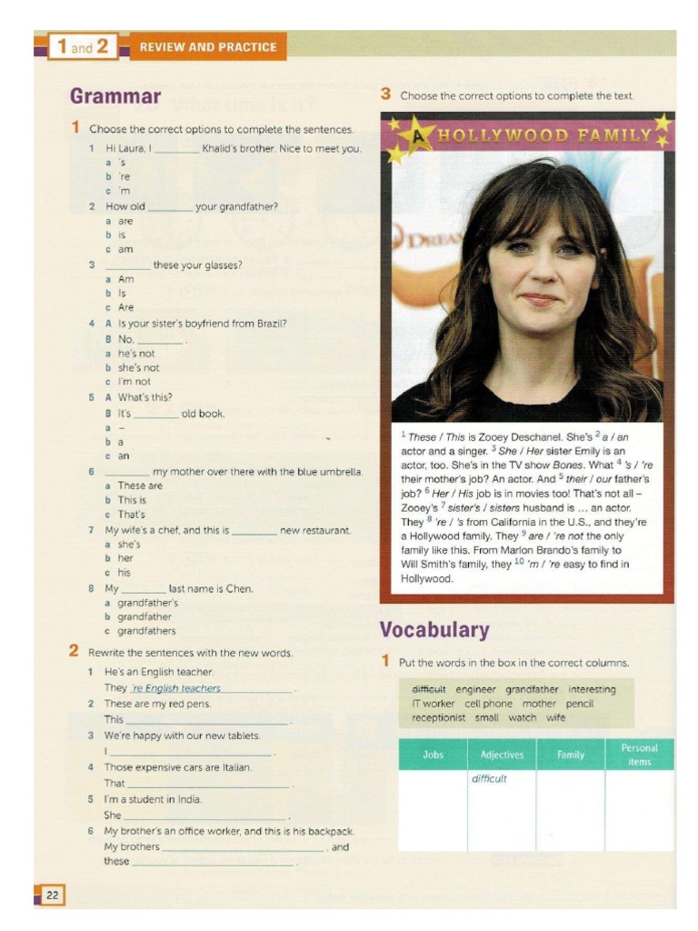 English Worksheet 7th Grade | PDF