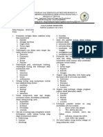 Soal Ujian Akhir Semester Biologi 2023