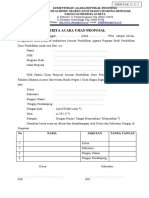 15.1 Form Berita Acara Ujian Proposal