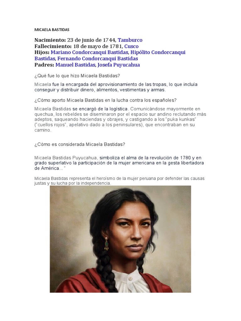 Micaela Bastidas PDF