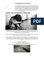 Violencia Sexual - Codigo Penal Caso de Violacion Sexual Cainth Denis Chipana Clemente